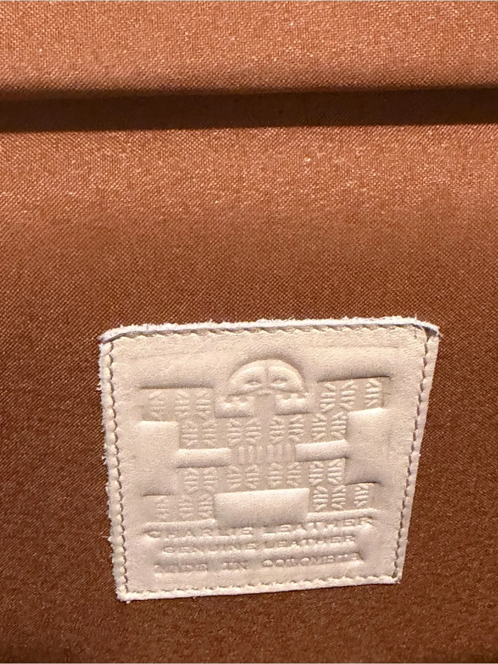 Rodrigo Cowhide Natural Leather Double Sided briefcase
